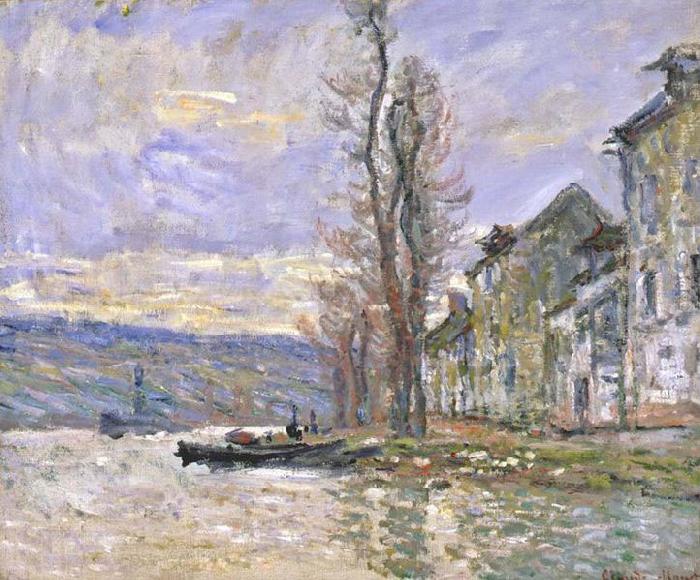 Claude Monet River at Lavacourt Germany oil painting art